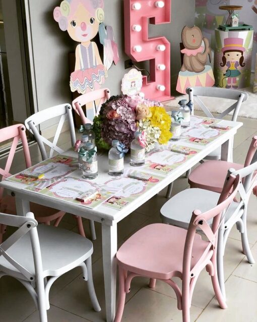 Pink Crossback Chair - Image 7