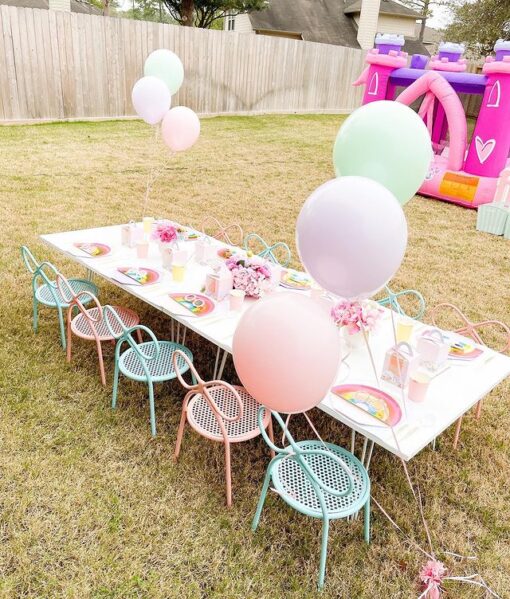 Baby Blue Bow Chairs - Image 3