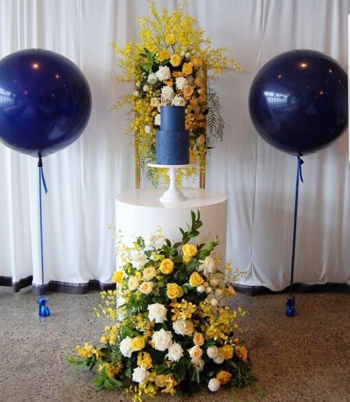White Round Plinths - Image 5