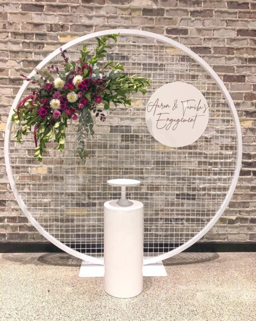 White Round Mesh Screen - Image 9
