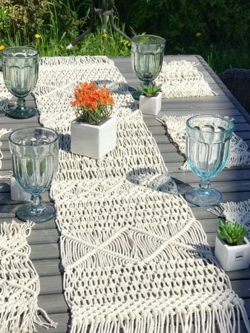 boho table runner