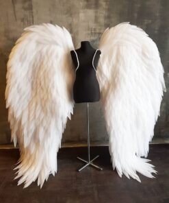 white angel wings
