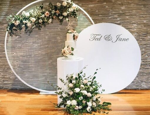 White Round Mesh Screen - Image 4