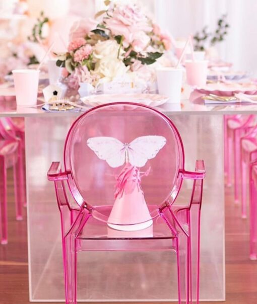Fuchsia Pink Ghost Chairs - Image 6