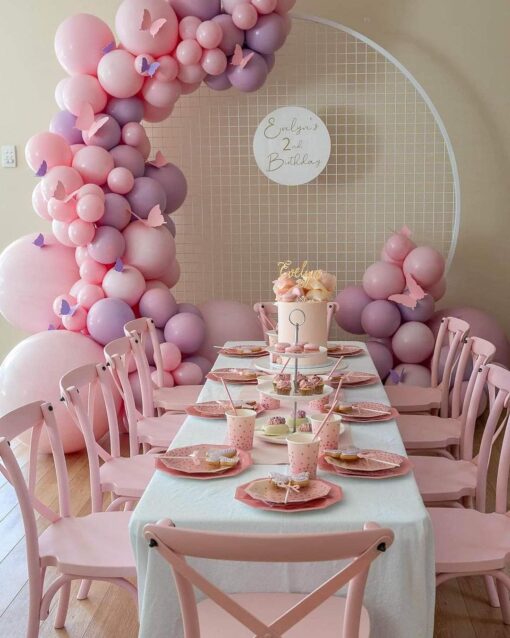 Pink Crossback Chair - Image 2