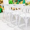 white crossback chairs