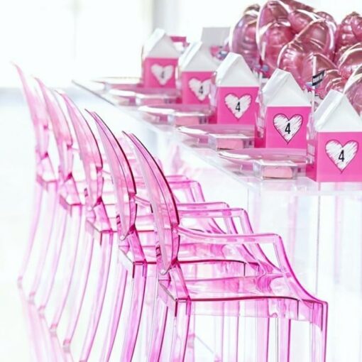 Fuchsia Pink Ghost Chairs - Image 9