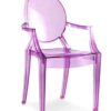 purple ghost chair