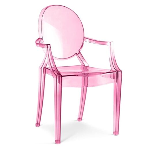 image of Fuchsia Pink Ghost Chair
