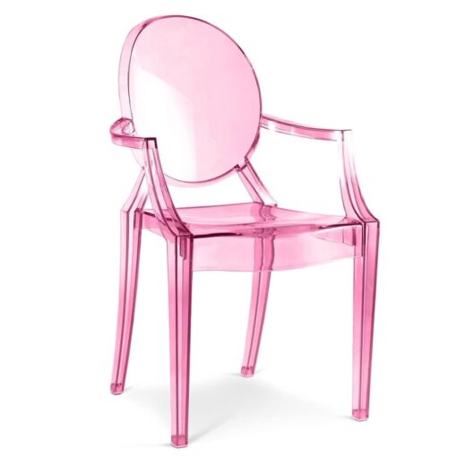 Fuchsia Pink Ghost Chair
