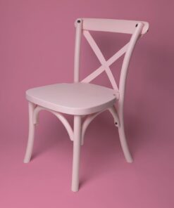pink crossback chair