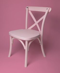 image of pink crossback chair