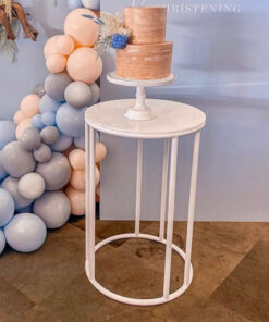 white plinth