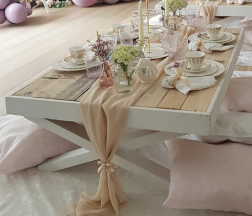 boho low picnic tables