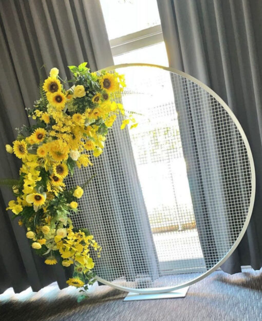 White Round Mesh Screen - Image 8