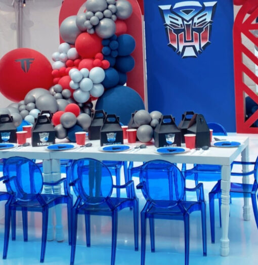 Royal Blue Ghost Chairs - Image 6