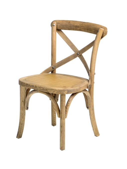 Wood Crossback Chair - Image 2