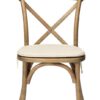 wood crossback chair