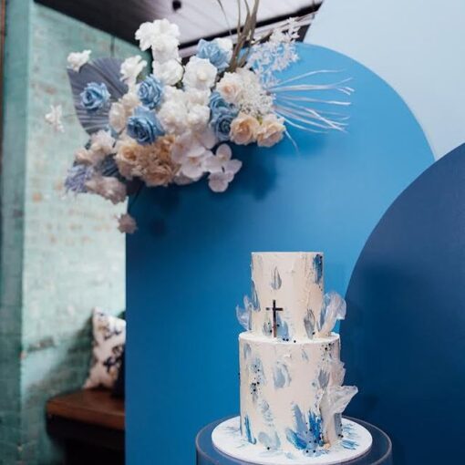 Trio Blue Backdrops - Image 5
