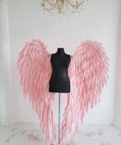 pink angel wings