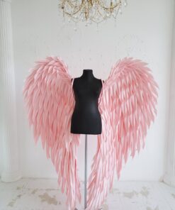 image of pink angel wings