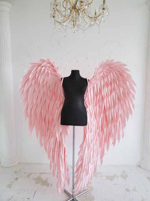 pink angel wings