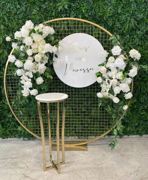Gold Round Mesh Screen - Image 6