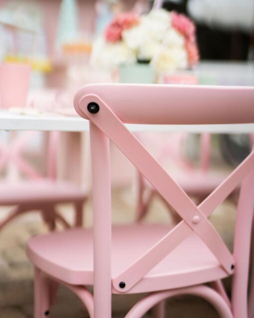 Pink Crossback Chair - Image 16