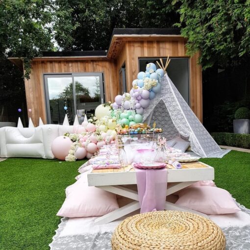 Boho Low Picnic Table - Image 12