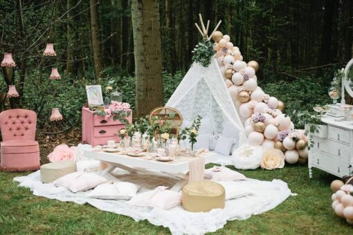 Boho Low Picnic Table - Image 10