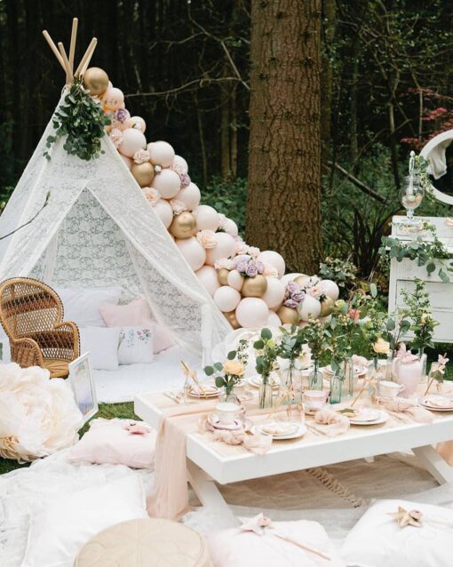 Boho Low Picnic Table - Image 4