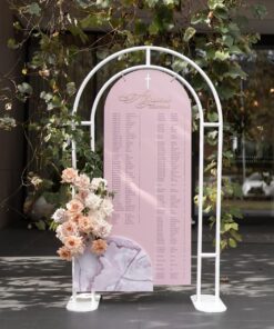 image of TIANA White Metal Arch