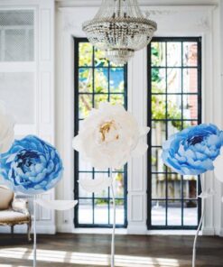5 Blue & White Flowers