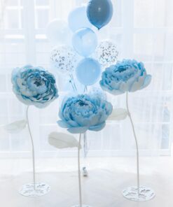 3 Baby Blue Flowers