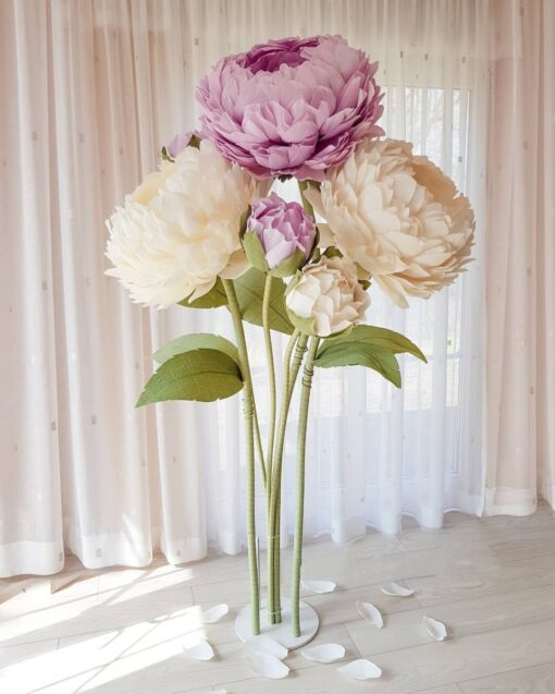 Ivory and Lilac Blossom
