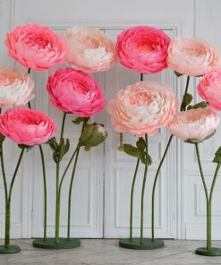10 Giant Pink Flowers