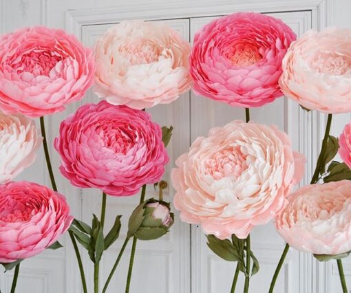 10 Giant Pink Flowers - Image 2