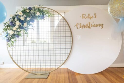 Gold Round Mesh Screen - Image 9