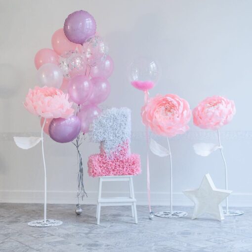 3 Baby Pink Flowers - Image 3