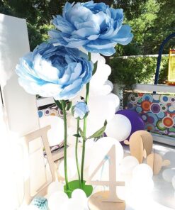 2 Baby Blue Flowers