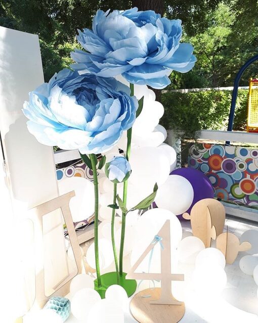 2 Baby Blue Flowers