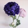 2 Indigo & Lilac Flowers