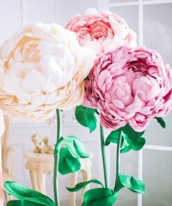 3 Blush & Ivory Flowers