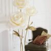 3 Ivory Roses