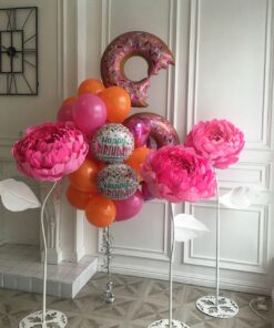 3 Pink Flowers