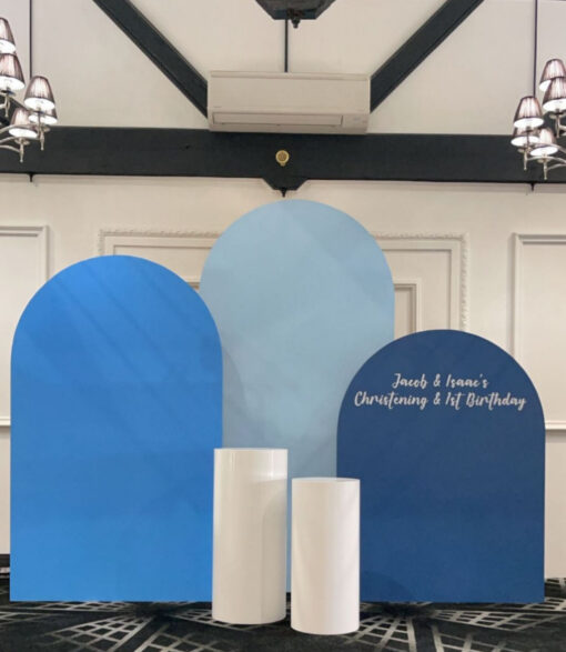 Blue Arches and Plinths