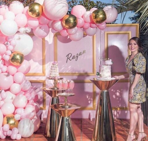 Pink & Gold 3D Wall - Image 2