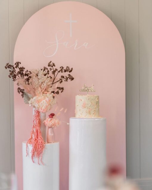 Pink & White Christening Package - Image 2