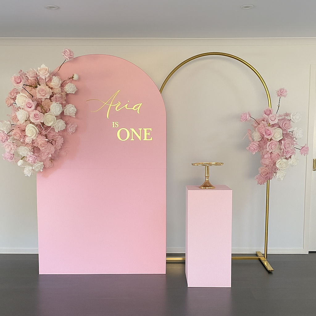 Pink and Gold Birthday Package