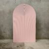 pink ripple arch wall